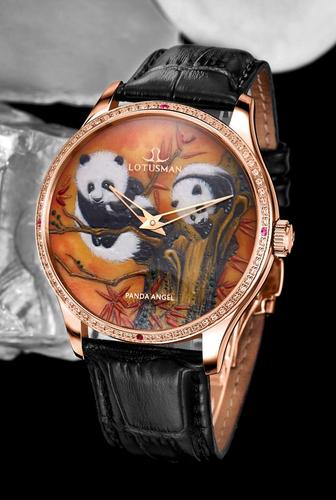 LOTUSMAN CUSTOMIZED ENAMEL WIRST  WATCH 7011dusk